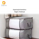 Caixa Saco Organizador Cobertor Casaco Guarda Roupa Ecológico Anti-Poeira Umidade Insetos Multiuso
