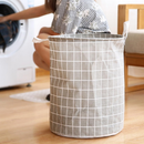 Cesto De Roupas Dobrável Multiuso Com 40 Litros Impermeável Compacto E Versátil 40L Para Roupa Calças